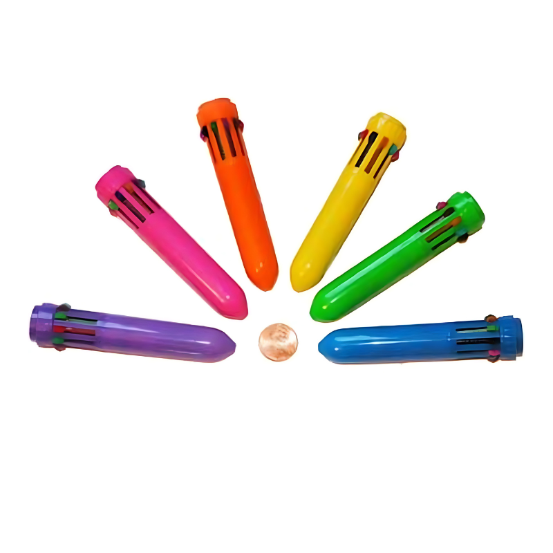 10 color click pens