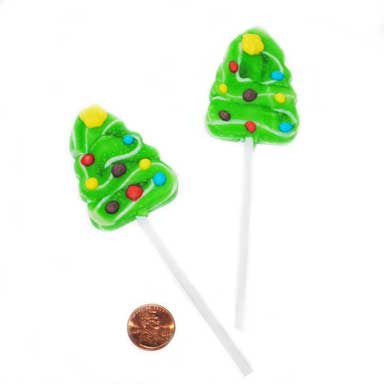 Christmas Tree Lollipops