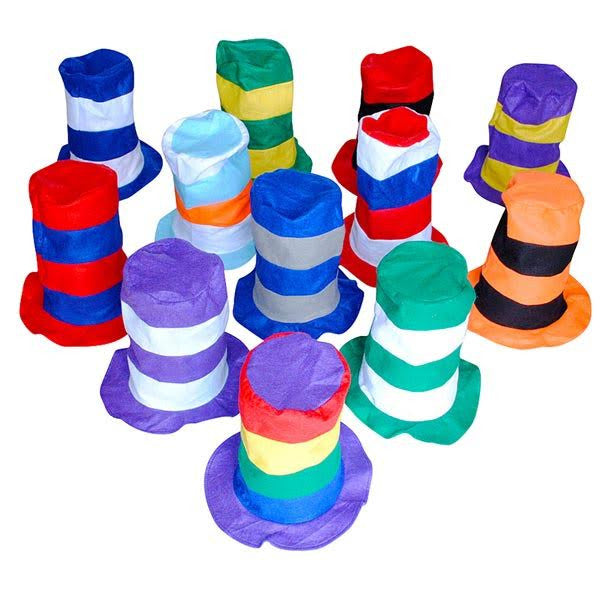 Felt Stovepipe Hat Assortment - wholesale