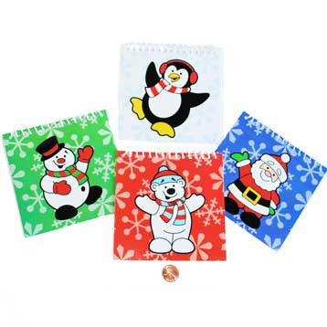 Mini Holiday Notepads Wholesale