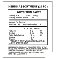 Thumbnail for Nerds Candy Nutrition Facts - Ingredients