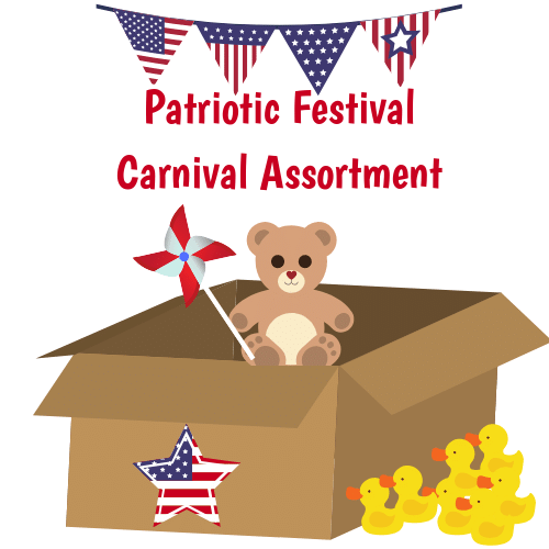 Patriotic Festival Carnival Assortment - Custom