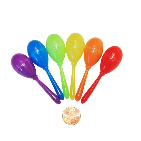 Plastic Bright Mini Maracas