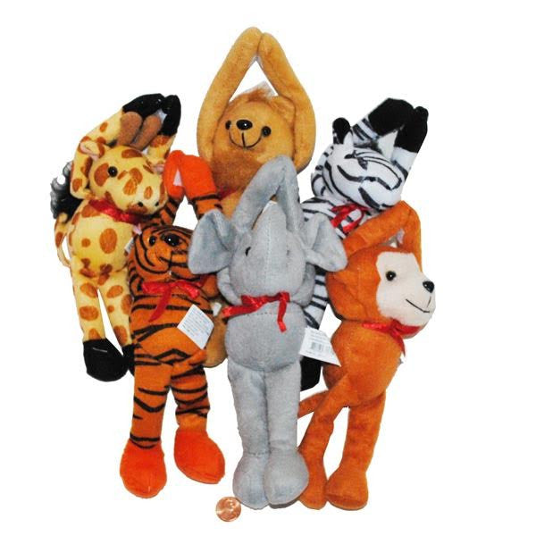 Plush Long Arm Zoo Animals