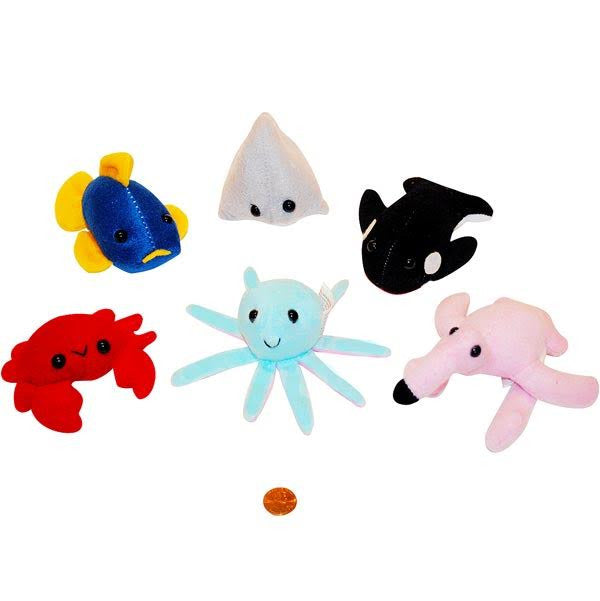 Plush Mini Tropical Small Stuffed Sea Animals