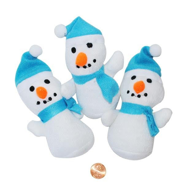 Plush Winter Snowmen