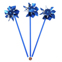 Thumbnail for blue metallic pinwheels bulk