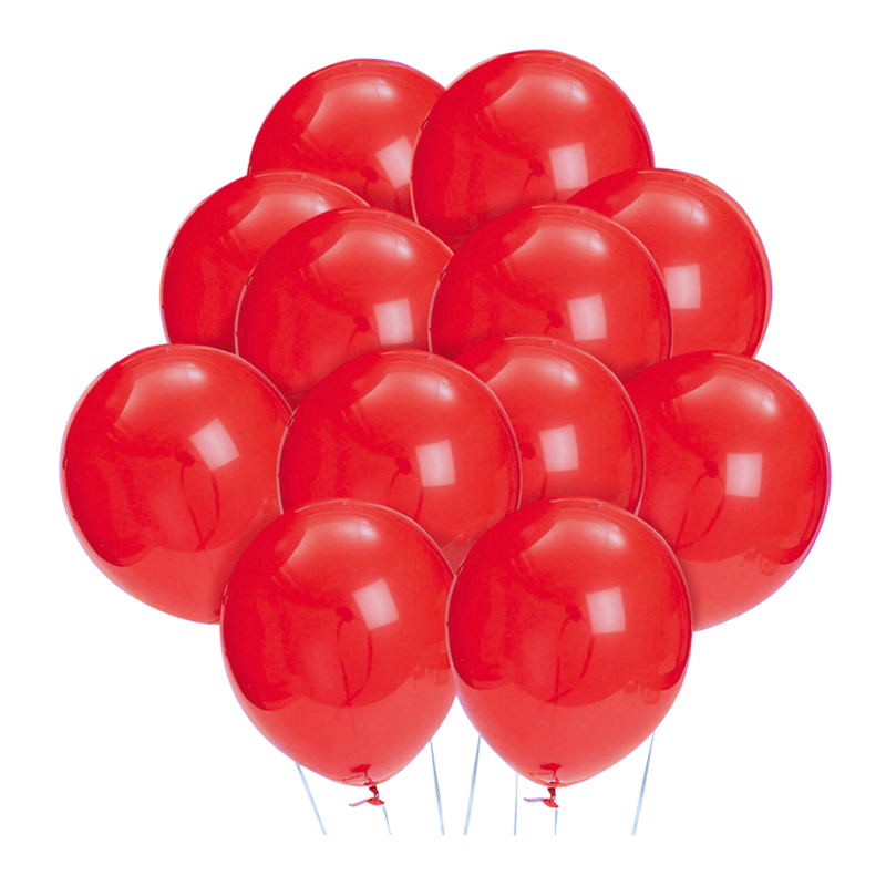 bulk red balloons