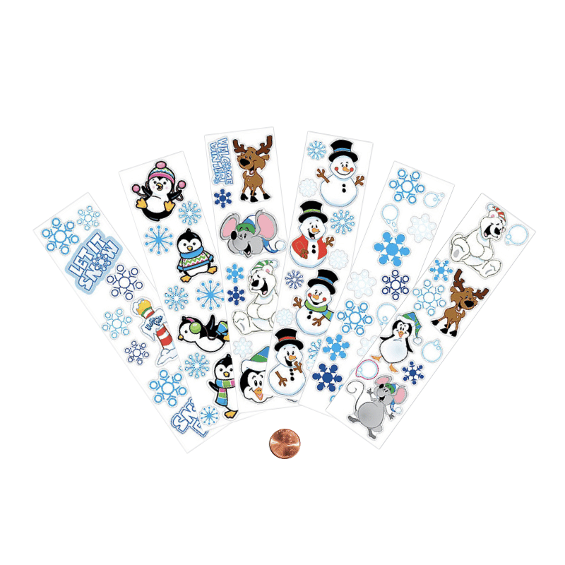 bulk winter sticker sheets