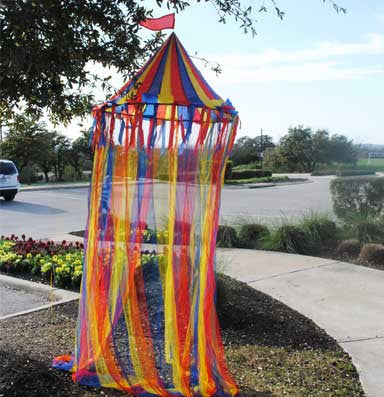 Carnival themed Canopy decoration -