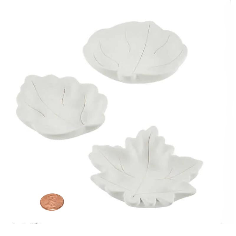 ceramic leaf bowls plates for fall game