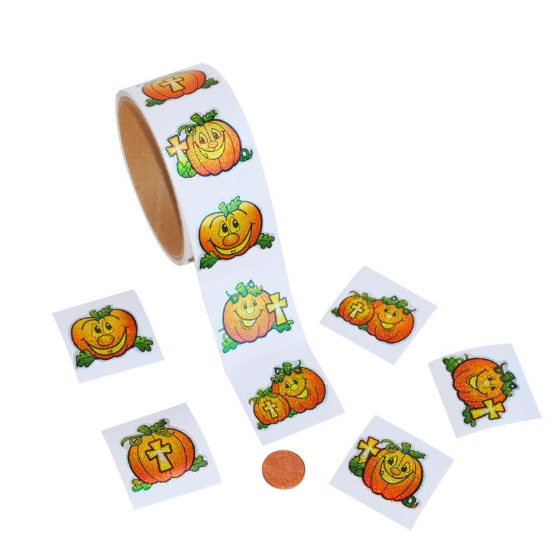 Christian Pumpkin Stickers