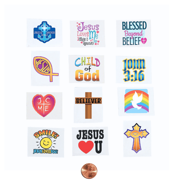 christian religious kiddie tattoos