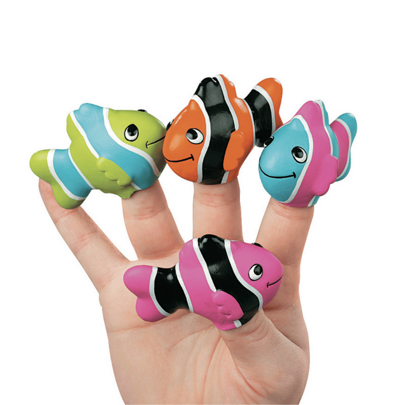 clown fish finger puppets