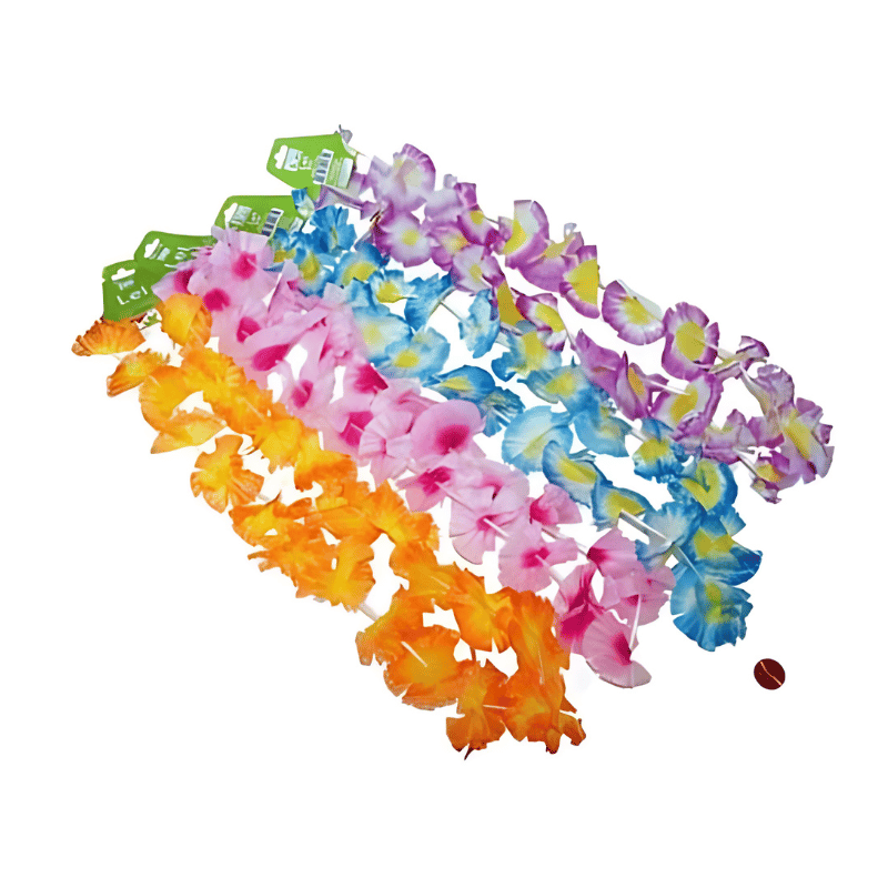 colorful soft leis