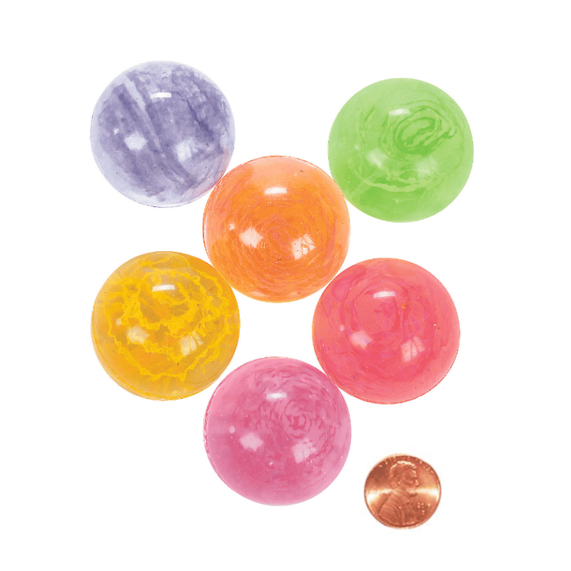 confetti bouncing balls