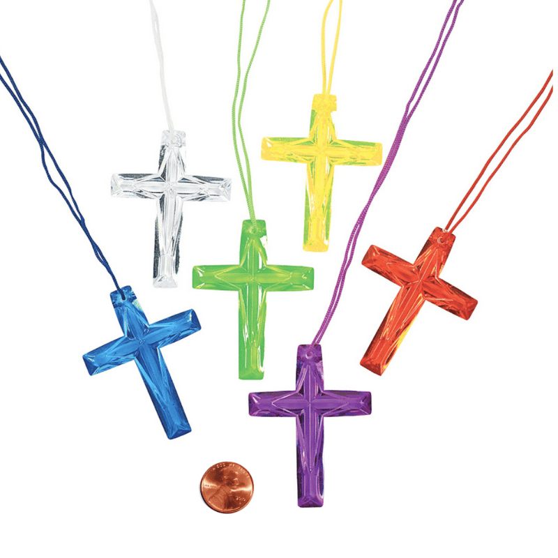 crystal cross necklaces