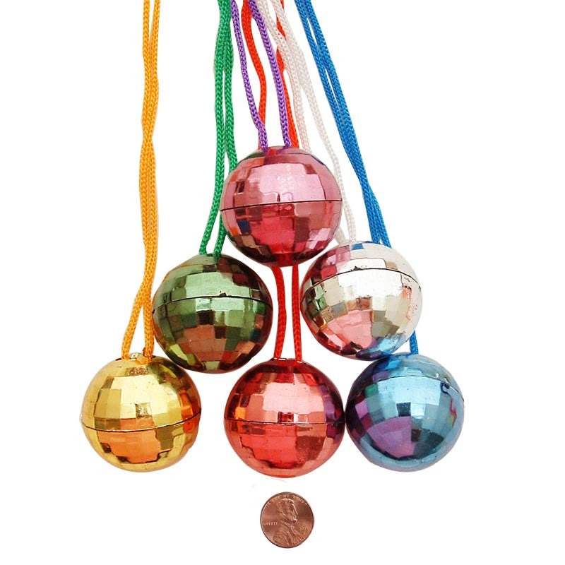 Disco Ball Necklace novelty kids jewelry