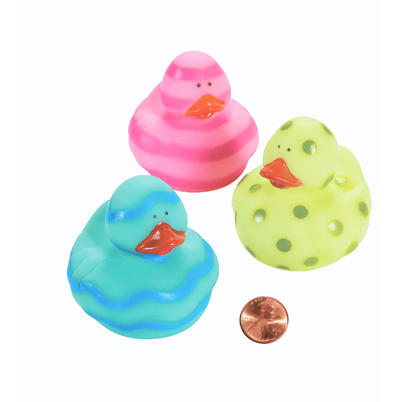 easter egg painted rubber duckies