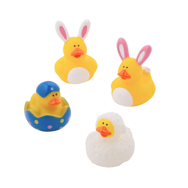 easter themed rubber ducks