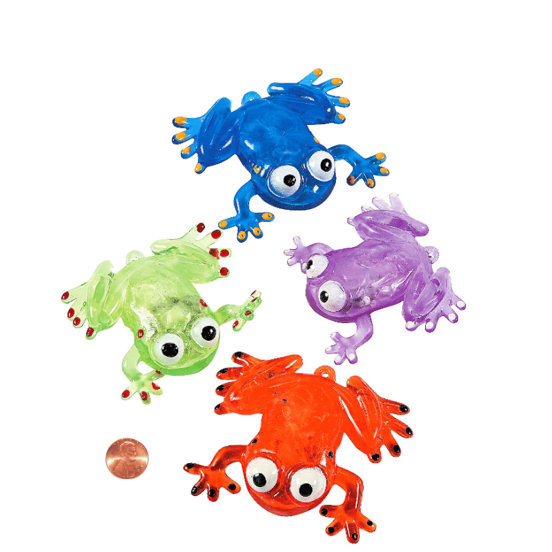 flashing squishy frogs