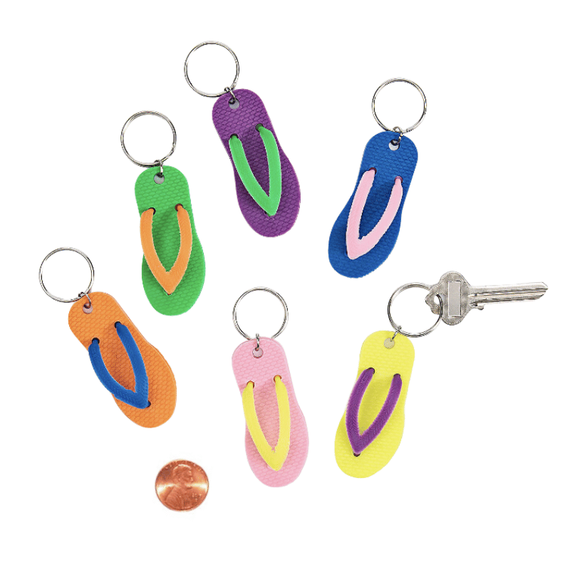 flip flop keychains