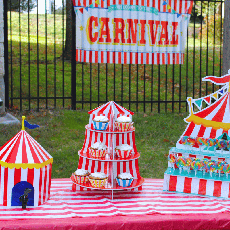 foam cupcake holder carnival