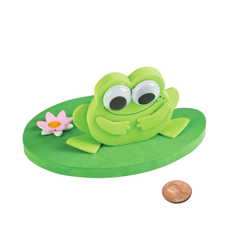 frog floating foam craft