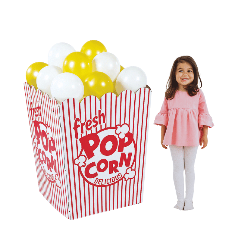 giant popcorn box carnival decoration