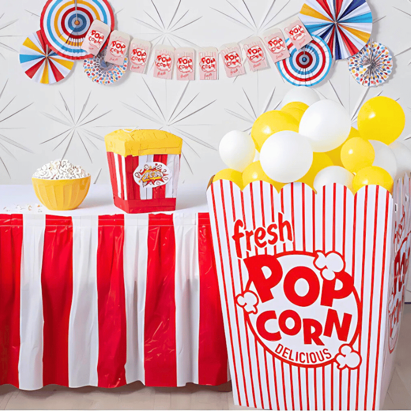 giant popcorn box decoration