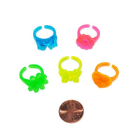 Thumbnail for Bright Plastic Ring Assortment 