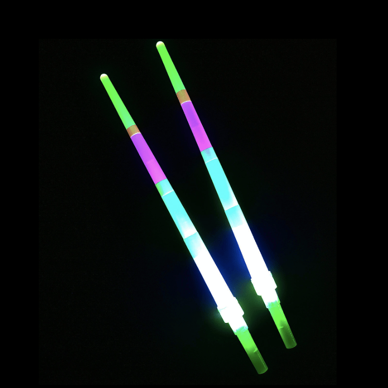 glowing play swords