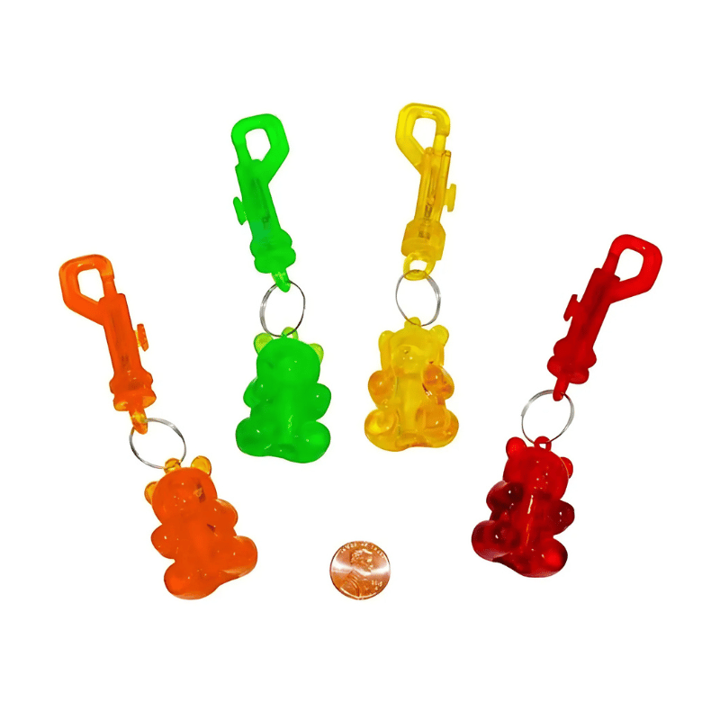 gummy bear key chain clips