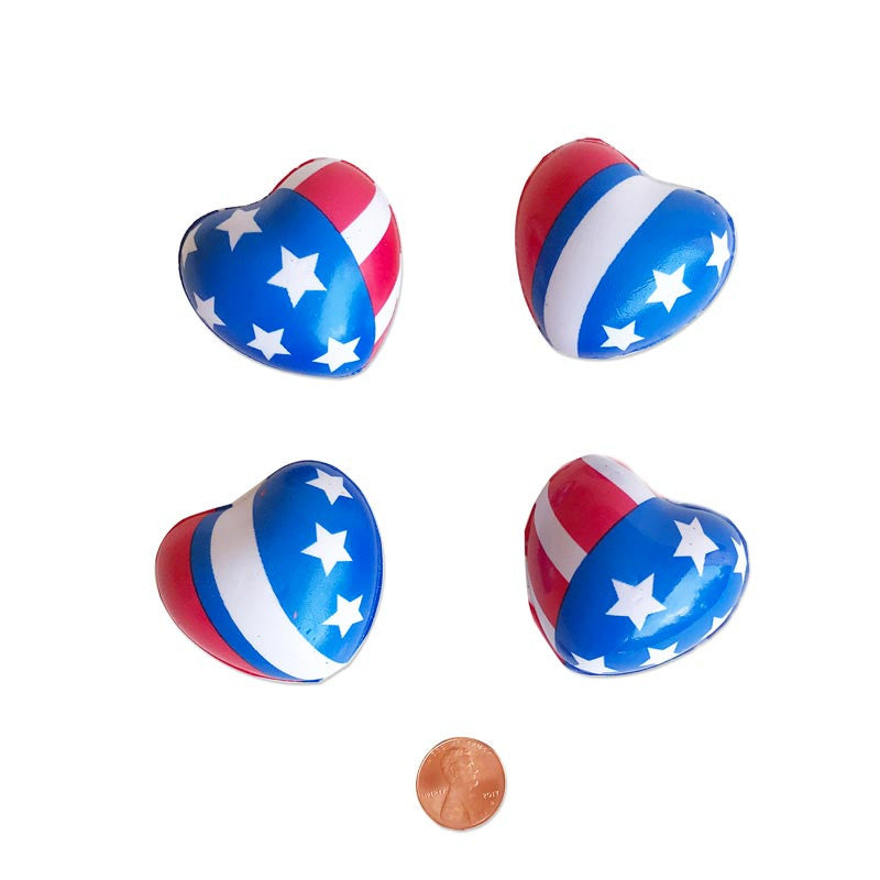 Patriotic Heart Stress Toys