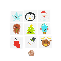 Thumbnail for holiday charactor washable tattoos