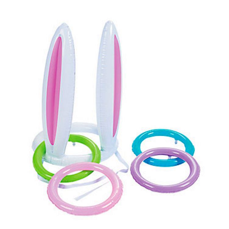 Inflatable Bunny Ears Ring Toss Game