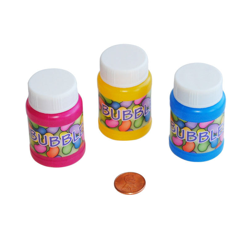 Plastic Jelly Bean Bubble Bottles 