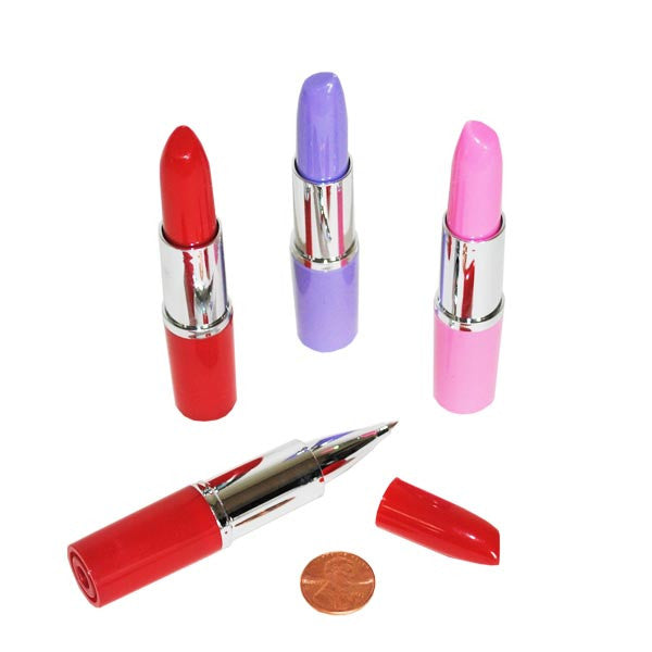 Plastic Lipstick Shaped Writing Pens