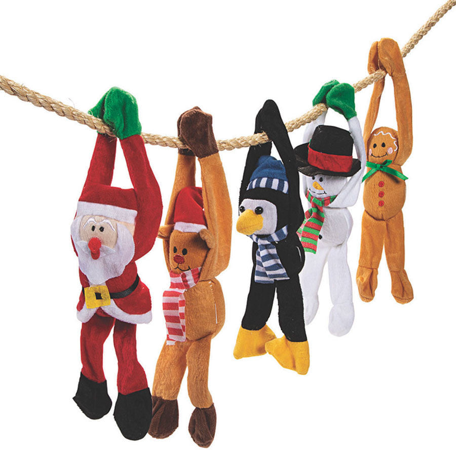 long armed plush holiday christams toys