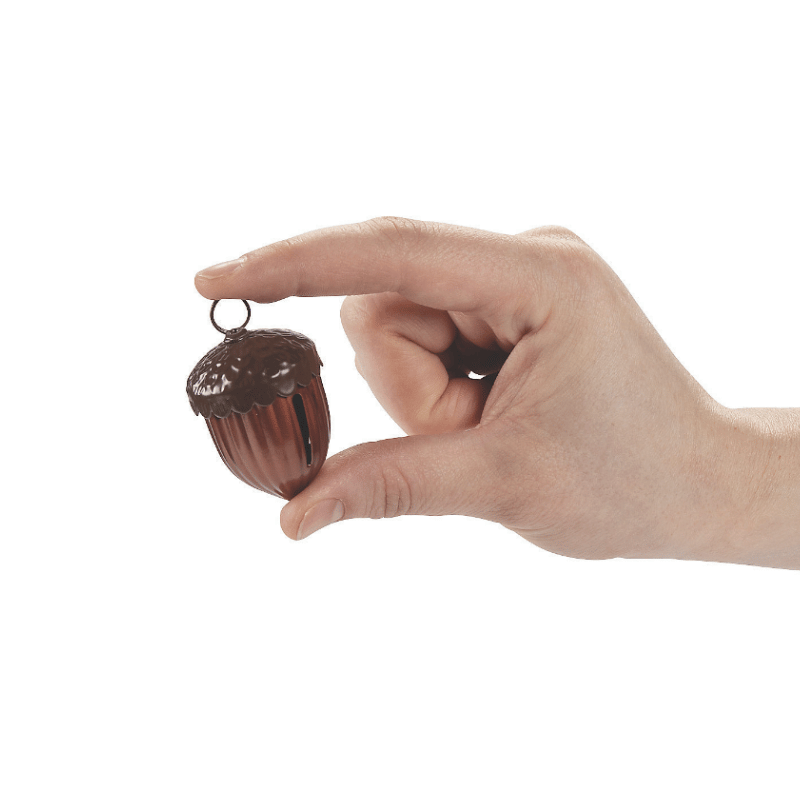 metal acorn shaped jingle bell