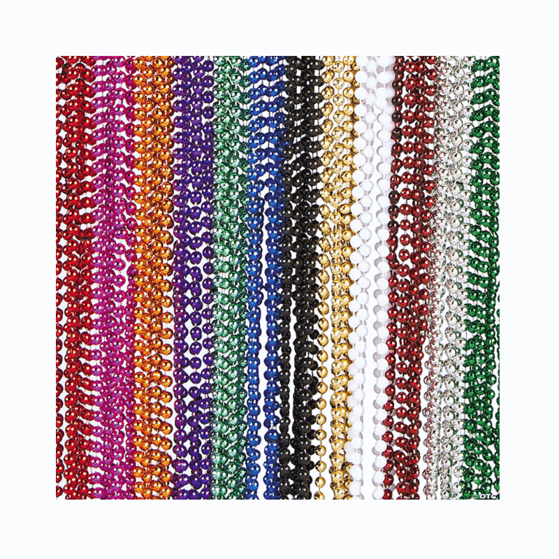 metallic bead necklaces bulk