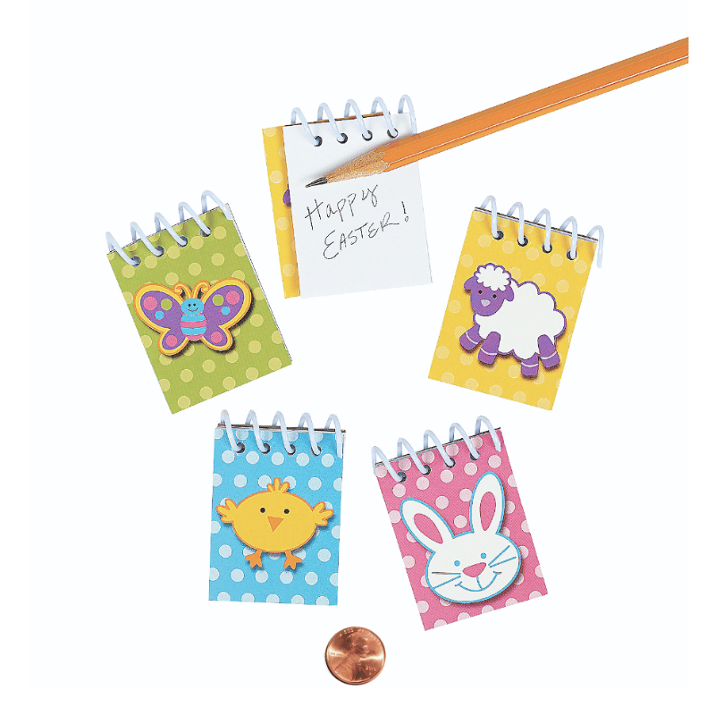 mini easter notepads