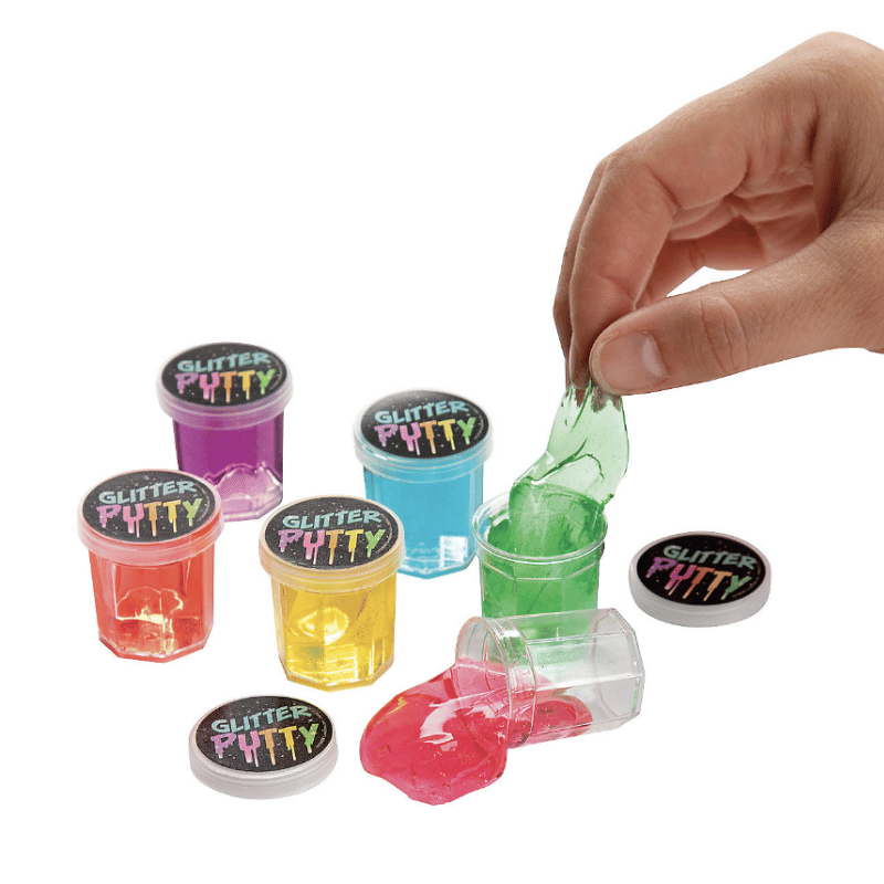 mini glitter putty