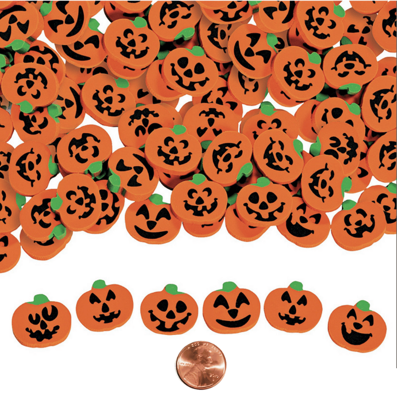 mini jackolantern erasers bulk