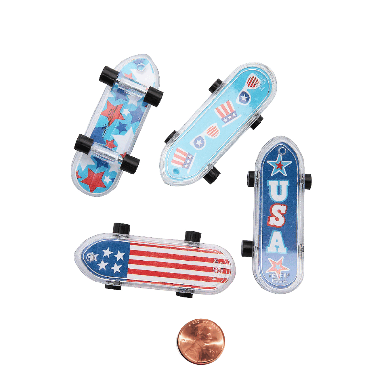 mini patriotic small toy skateboards