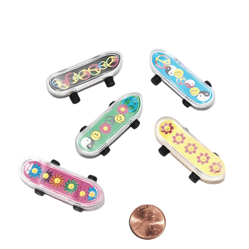 mini plastic finger skateboards