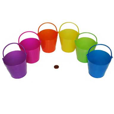 Mini Plastic Pails - Carnival Supply