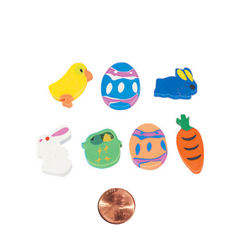 mini spring erasers bulk