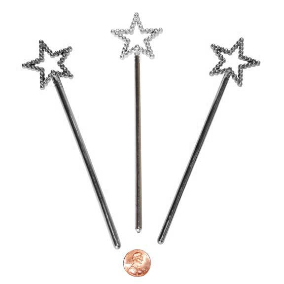 Mini Silver Star Wands - Small toy