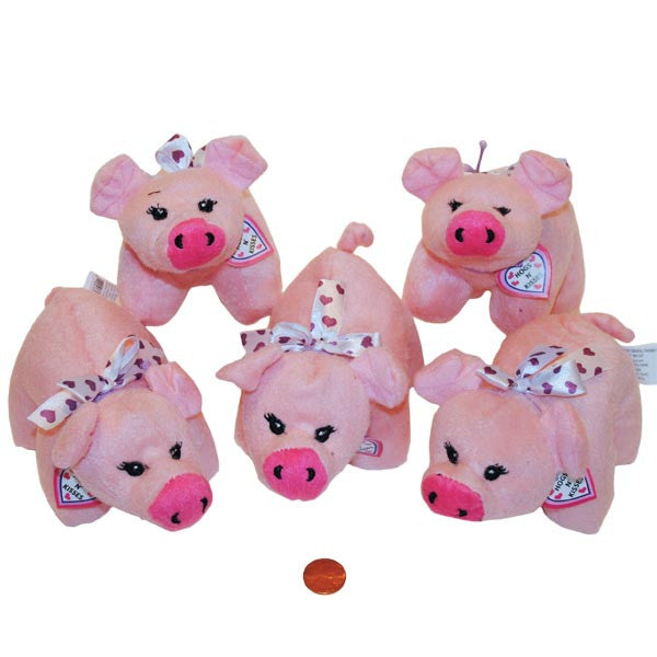 Mini Stuffed Animal Pigs